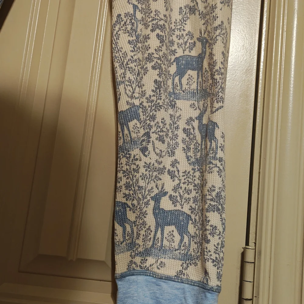 NWOT FREE PEOPLE Snow Chill Evening Thermal Pajama Pants Only Sz M - Picture 7 of 10